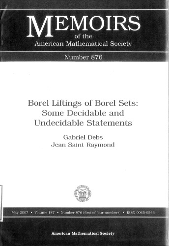 Borel Liftings of Borel Sets: Some Decidable and Undecidable Statements