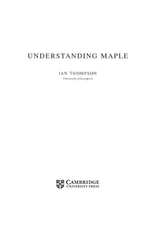 Understanding Maple