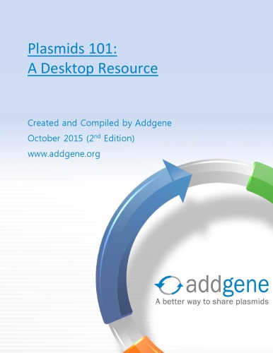 Plasmids 101: A desktop resource