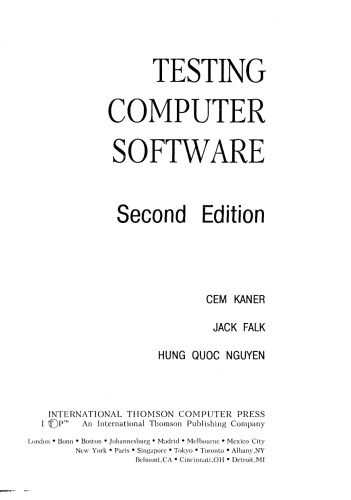 Testing computer software