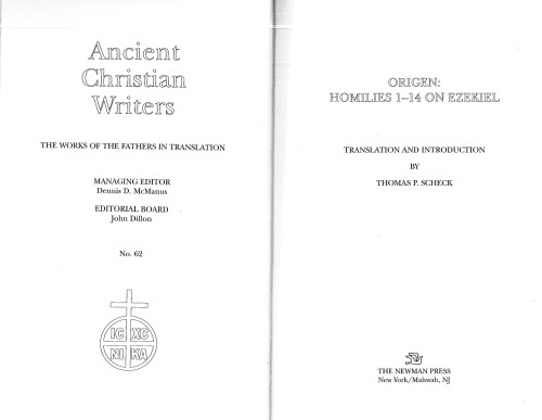 Homilies 1-14 on Ezekiel