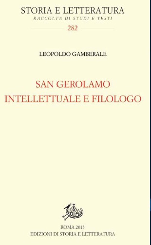 San Gerolamo intellettuale e filologo