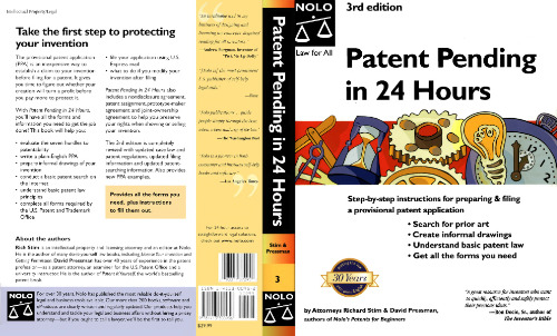 Patent Pending in 24 Hours