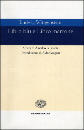 Libro blu e Libro marrone