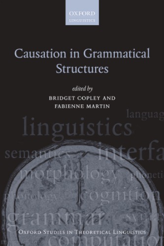 Causation in Grammatical Structures