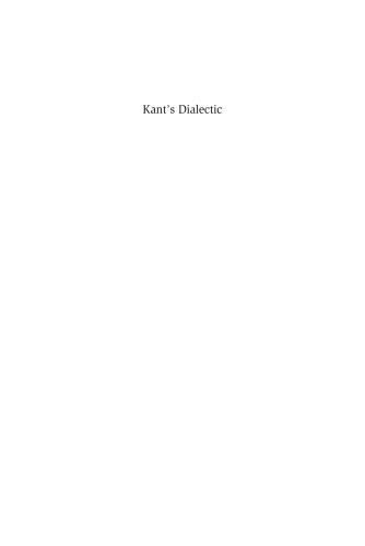Kant’s Dialectic