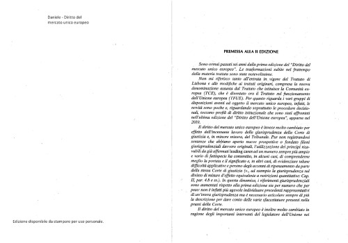 Diritto del mercato unico europeo