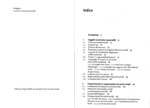 I servizi socioassistenziali