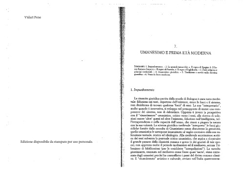 Elementi storia diritto medievale e moderno