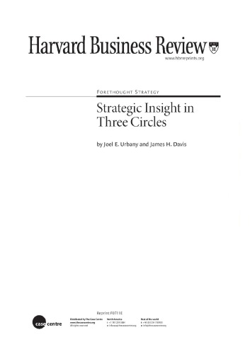 Strategic Insight in Three Circles