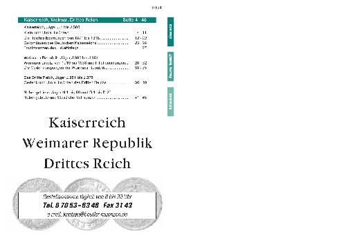 Die deutschen Munzen von 1871 bis heute