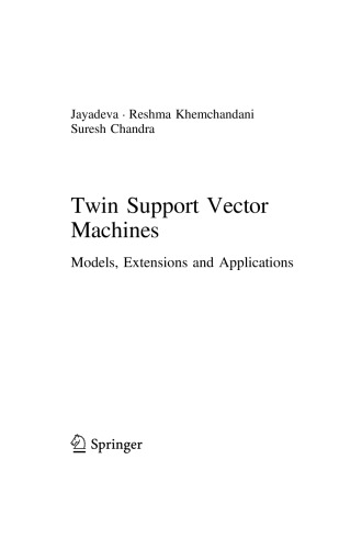 Twin Support Vector Machines