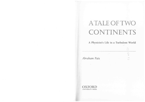 A tale of two continents