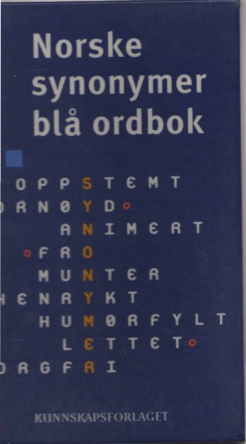 Norske synonymer blå ordbok