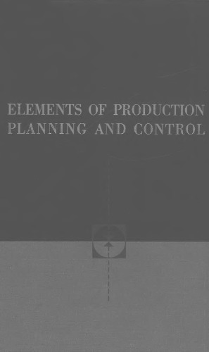 Elements of production planning and control