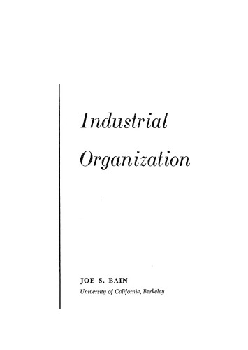 Industrial organization