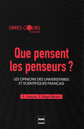 Que pensent les penseurs