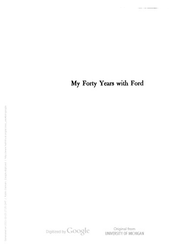 My forty years with Ford