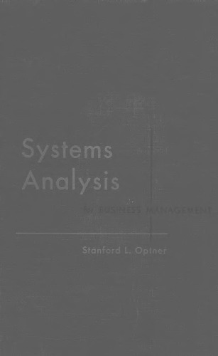 System analysis for business management