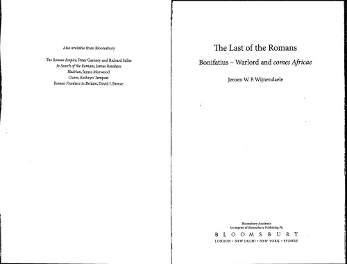 The Last of the Romans: Bonifatius - Warlord and Comes Africae