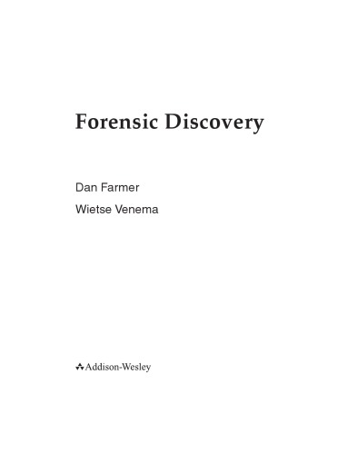 Forensic Discovery