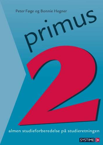 Primus 2 : almen studieforberedelse på studieretningen