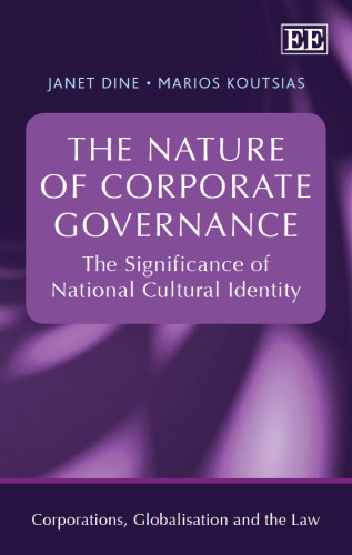 The Nature of Corporate Governance: The Significance of National Cultural Identity