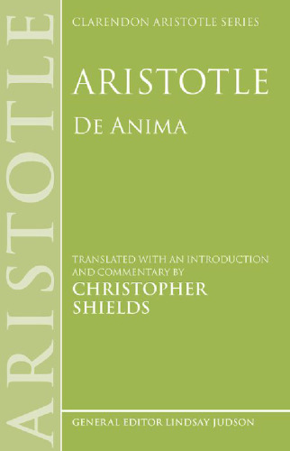Aristotle: De Anima