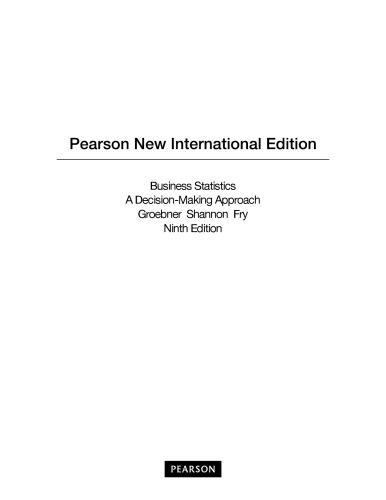 Business Statistics: A Decision-Making Approach