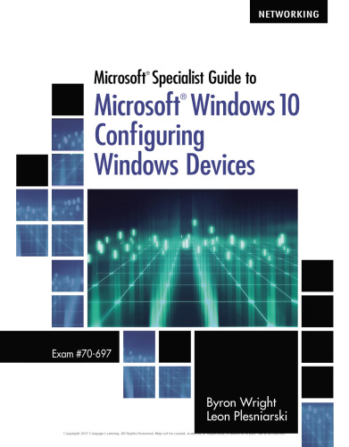Microsoft Specialist Guide to Microsoft Windows 10