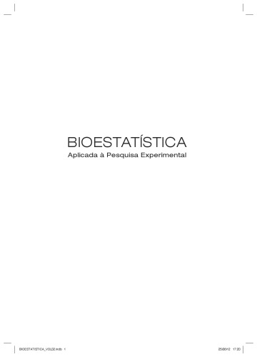 Bioestatística Aplicada à Pesquisa Experimental