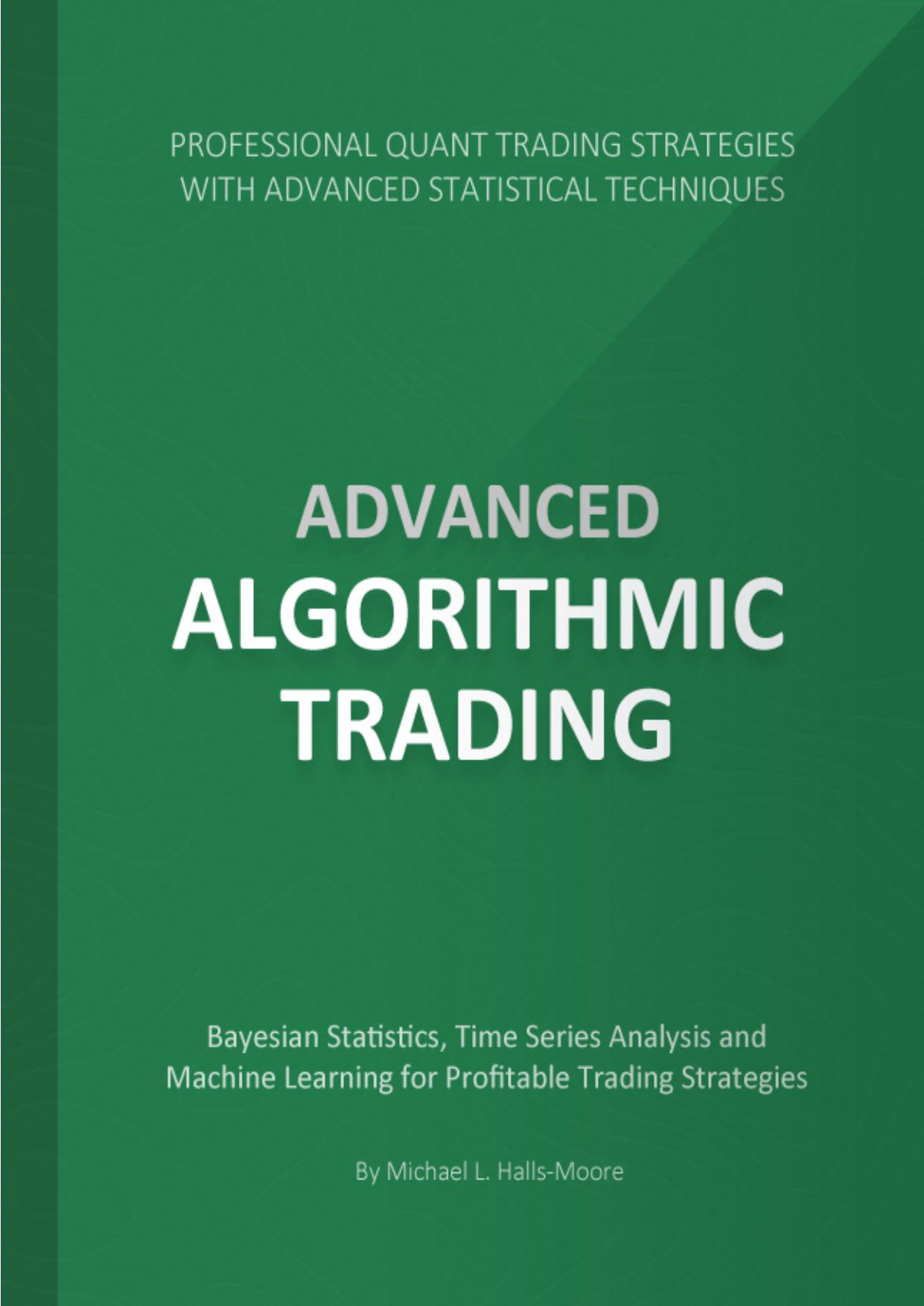 Advanced Algorithmic Trading