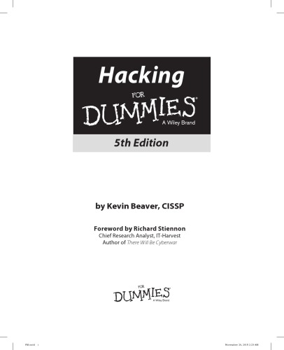 Hacking For Dummies