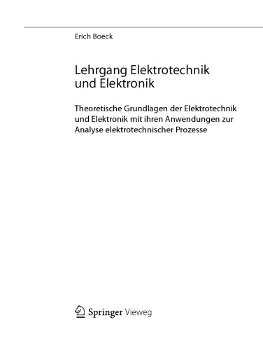 Lehrgang Elektrotechnik und Elektronik
