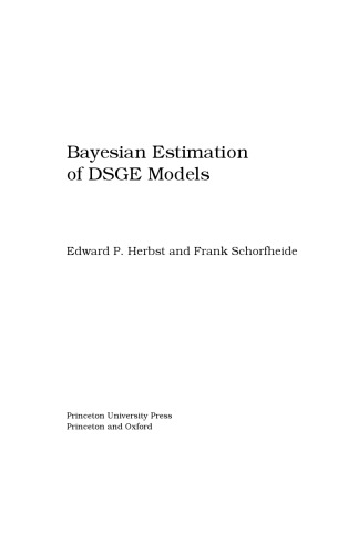 Bayesian Estimation of DSGE Models