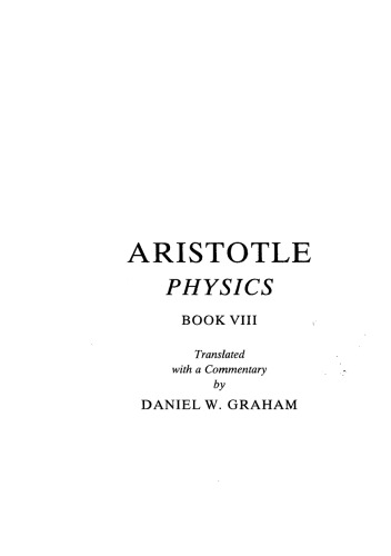 Physics VIII