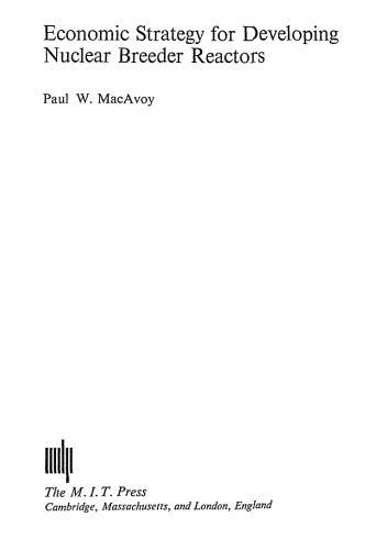 Economic strategy for developing nuclear breeder reactors