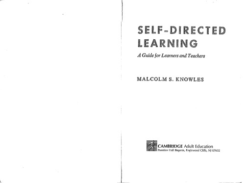 Self-directed Learning