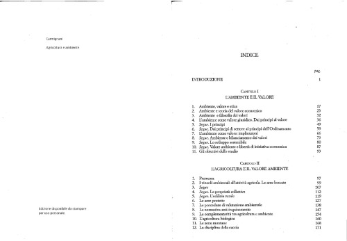 Agricoltura e ambiente