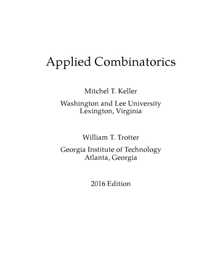 Applied Combinatorics