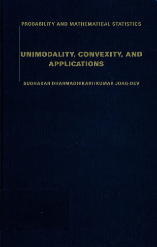 Unimodality, Convexity, and Applications