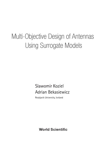 Multi-Objective Design of Antennas using Surrogate Models