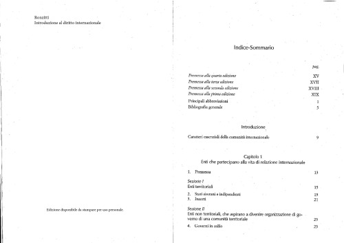 Introduzione al diritto internazionale