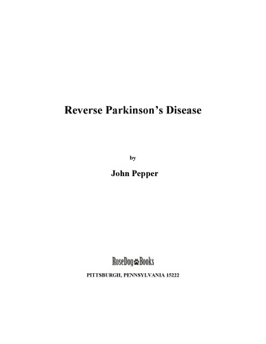 Reverse Parkinson’s Disease