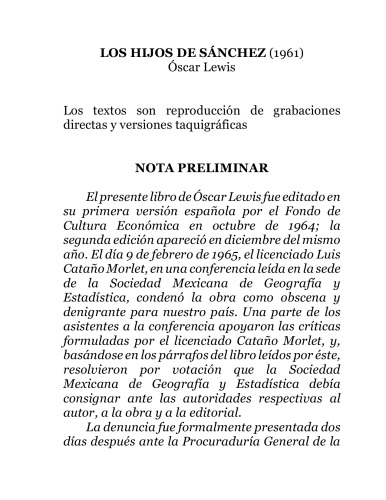 Los hijos de Sánchez