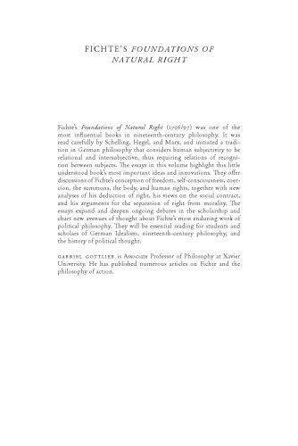 Fichte’s Foundations of Natural Right: A Critical Guide