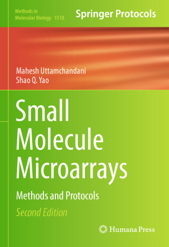 Small Molecule Microarrays: Methods and Protocols
