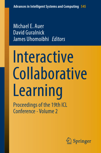 Interactive Collaborative Learning: Proceedings of the 19th ICL Conference - Volume 2