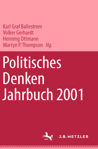 Politisches Denken Jahrbuch 2001