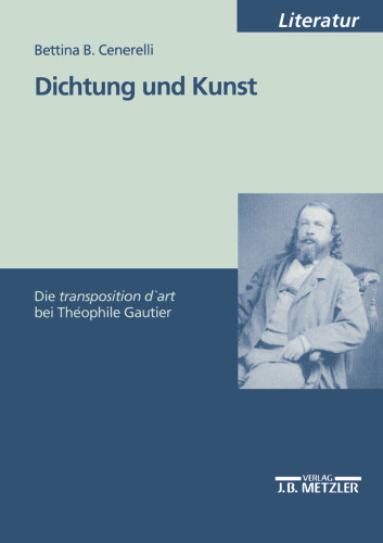 Dichtung und Kunst: Die transposition d’art bei Théophile Gautier